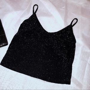 Forever21 Sparkly Crop Top